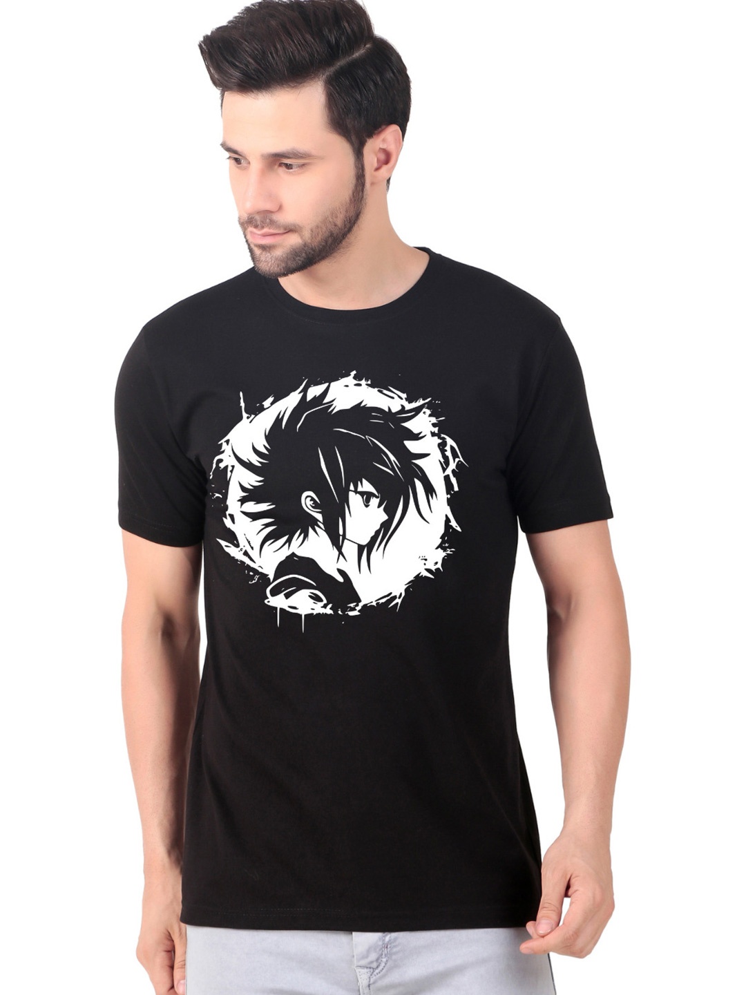 

FABSTIEVE Men New Orleans Pelicans Neymar Printed Tropical T-shirt, Black