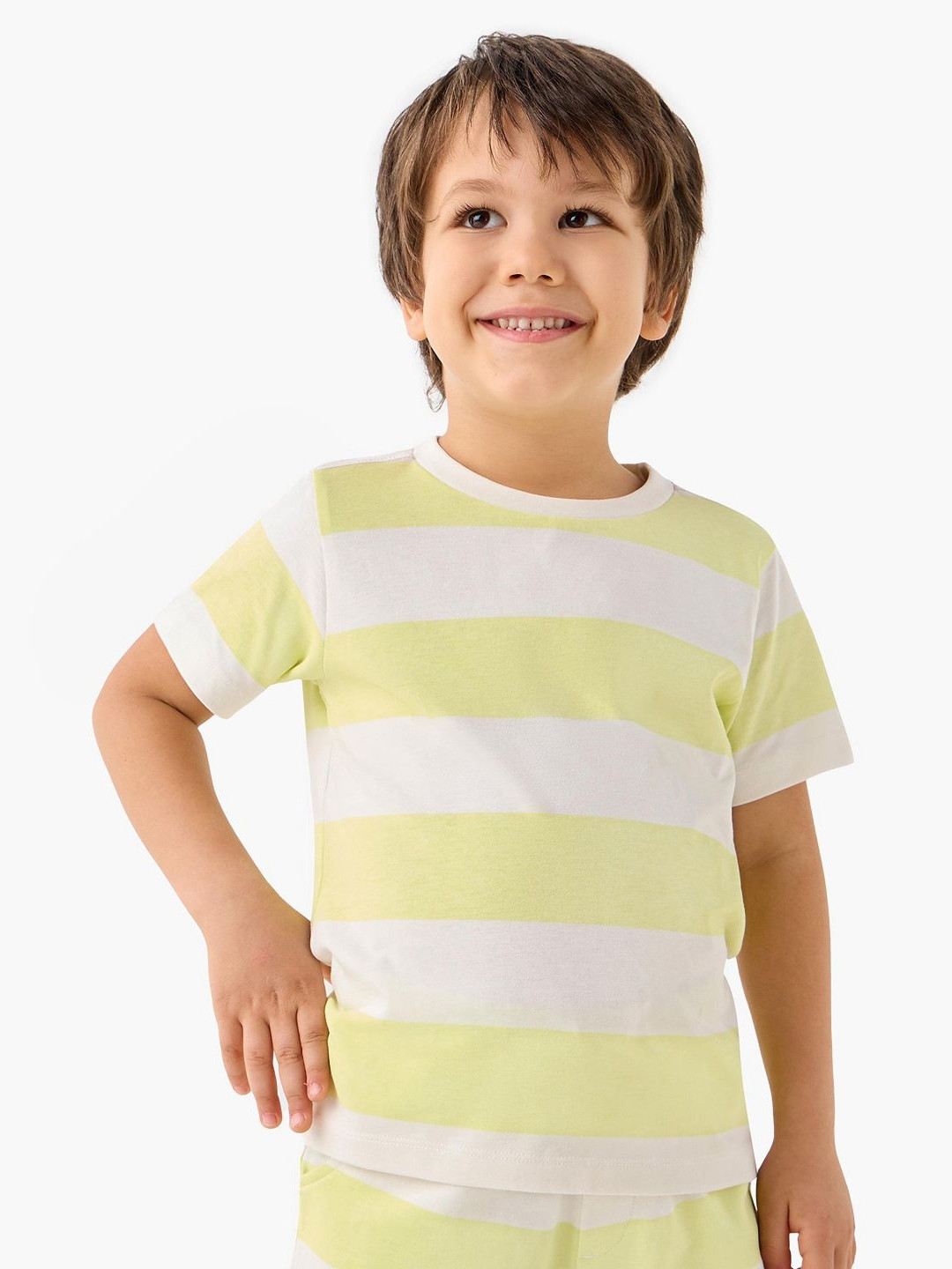 

Juniors by Babyshop Boys Striped Pockets T-shirt, Multi