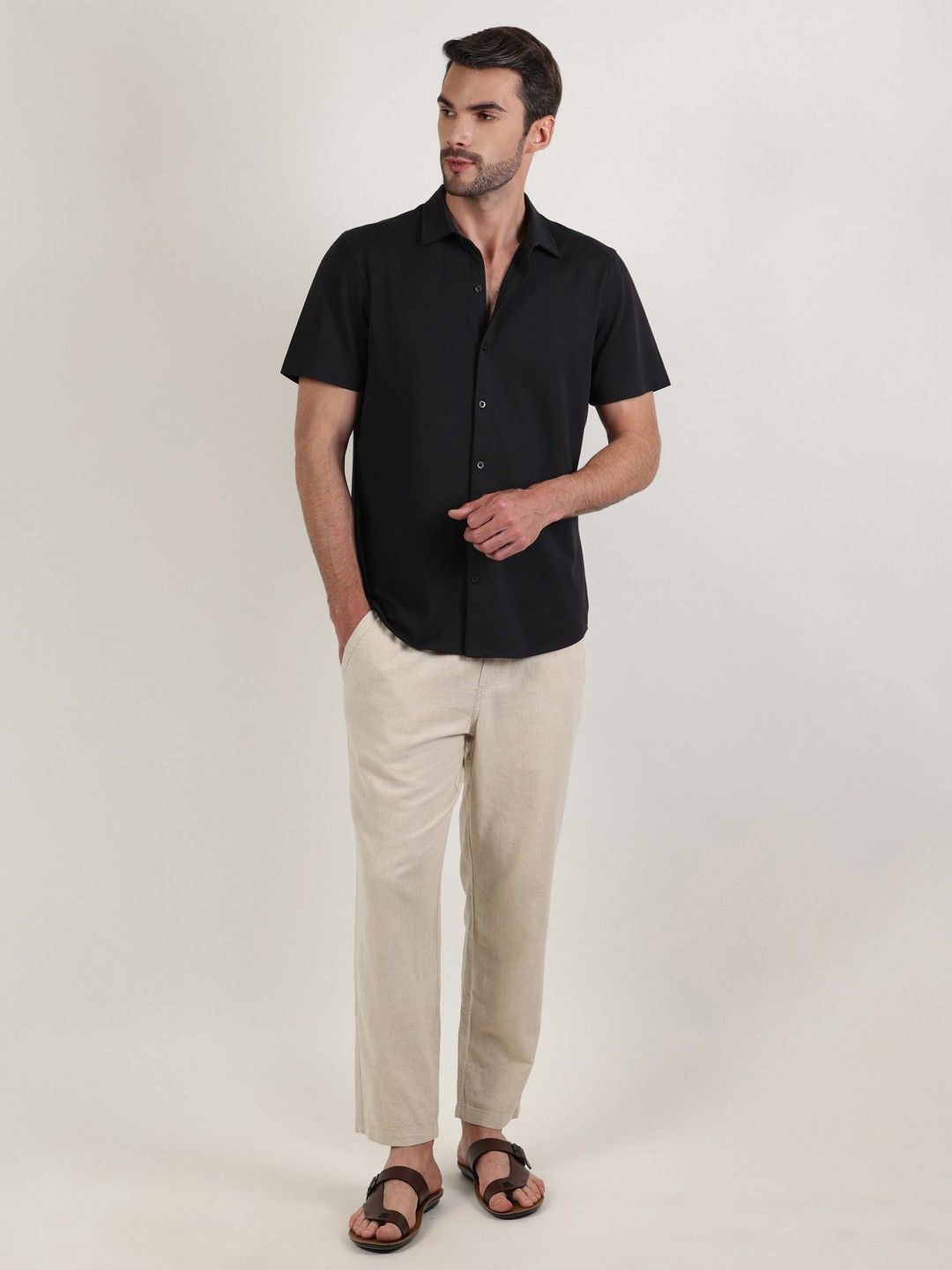 

EAZY Men Opaque Casual Shirt, Grey