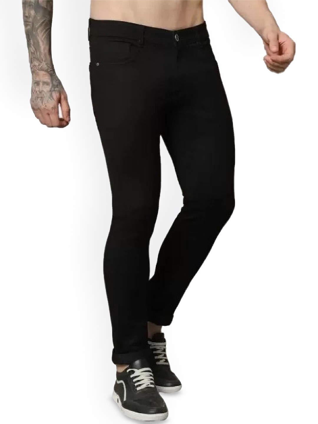

COMFITS Men Classic Stretchable Jeans, Black