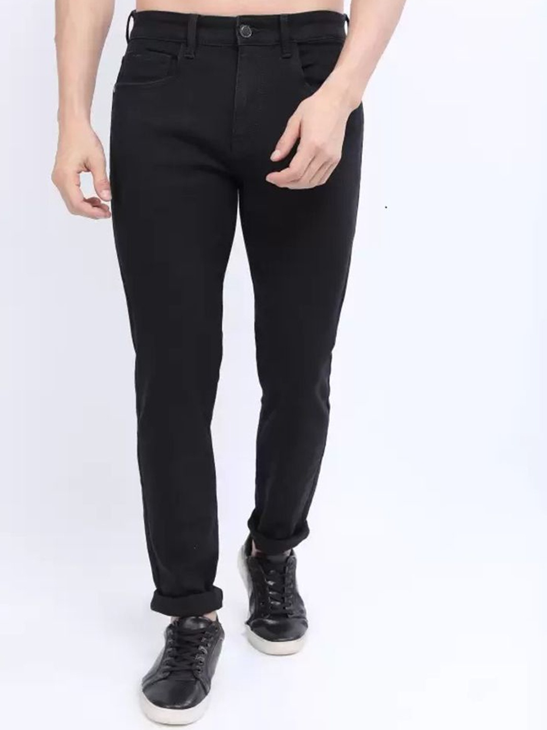 

COMFITS Men Classic Stretchable Jeans, Black