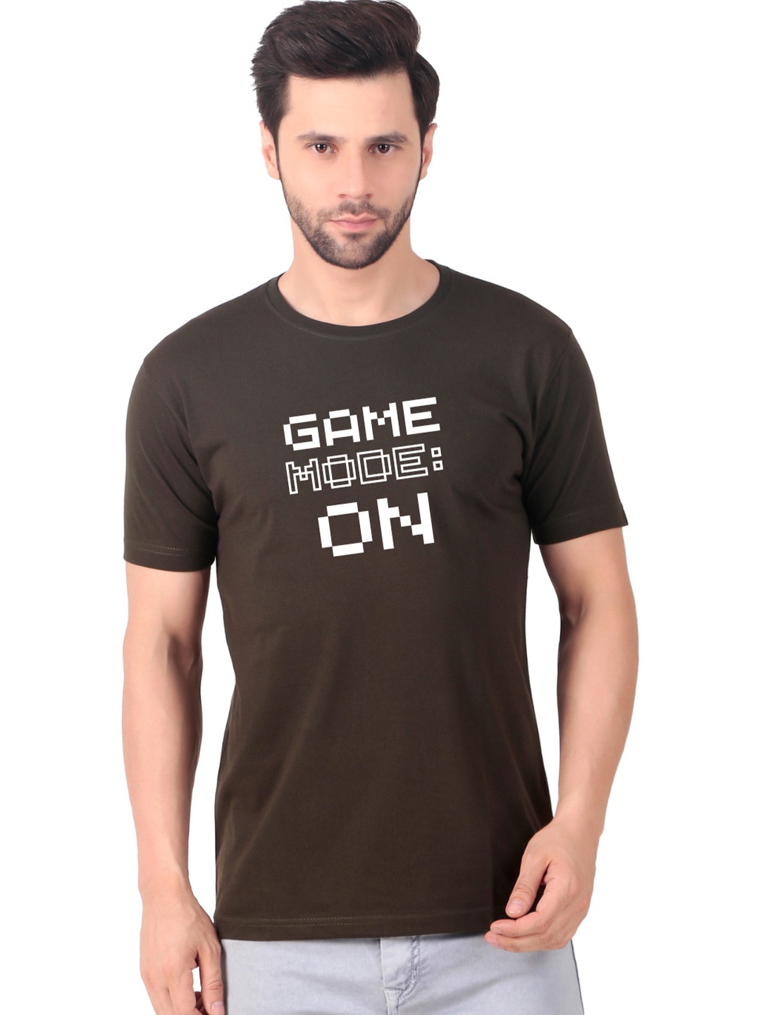 

FABSTIEVE Men New Orleans Pelicans Neymar Printed T-shirt, Brown