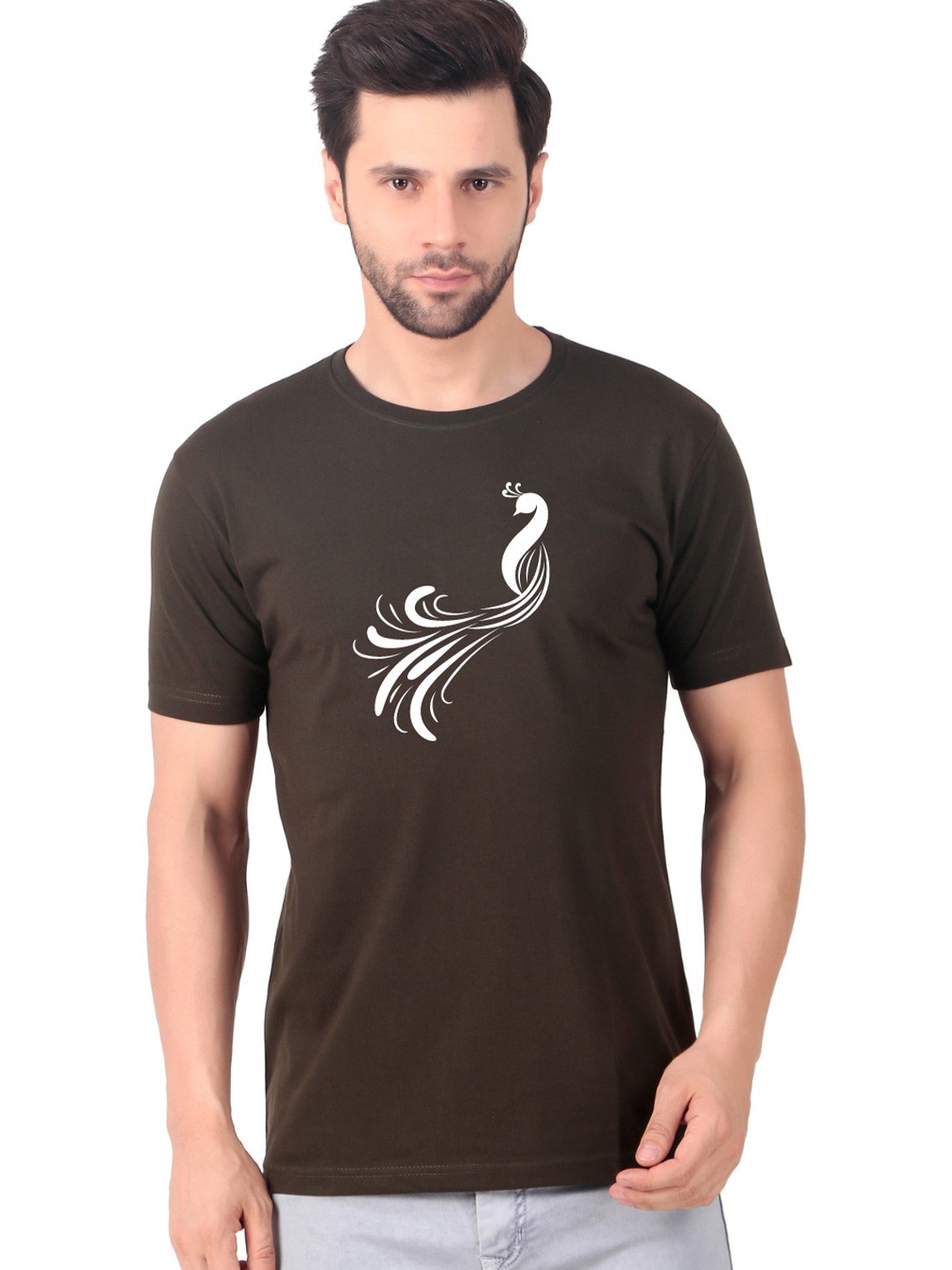

FABSTIEVE Men New Orleans Pelicans Neymar Printed T-shirt, Brown