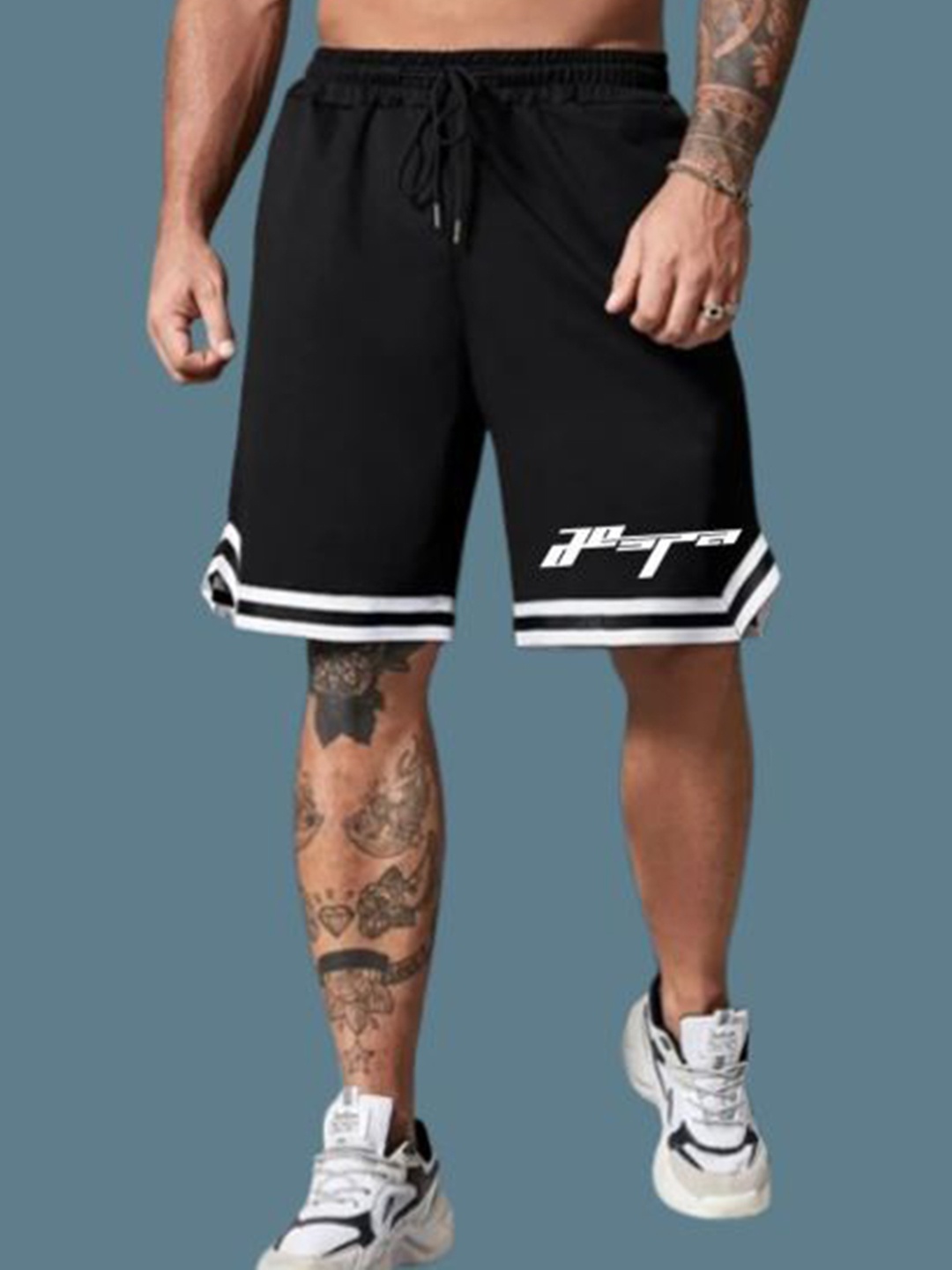 

culish Men High-Rise Training or Gym Sports Shorts, Black
