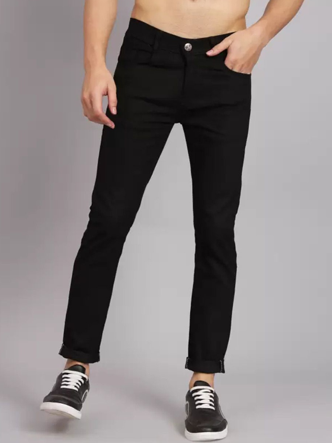 

COMFITS Men Classic Stretchable Jeans, Black