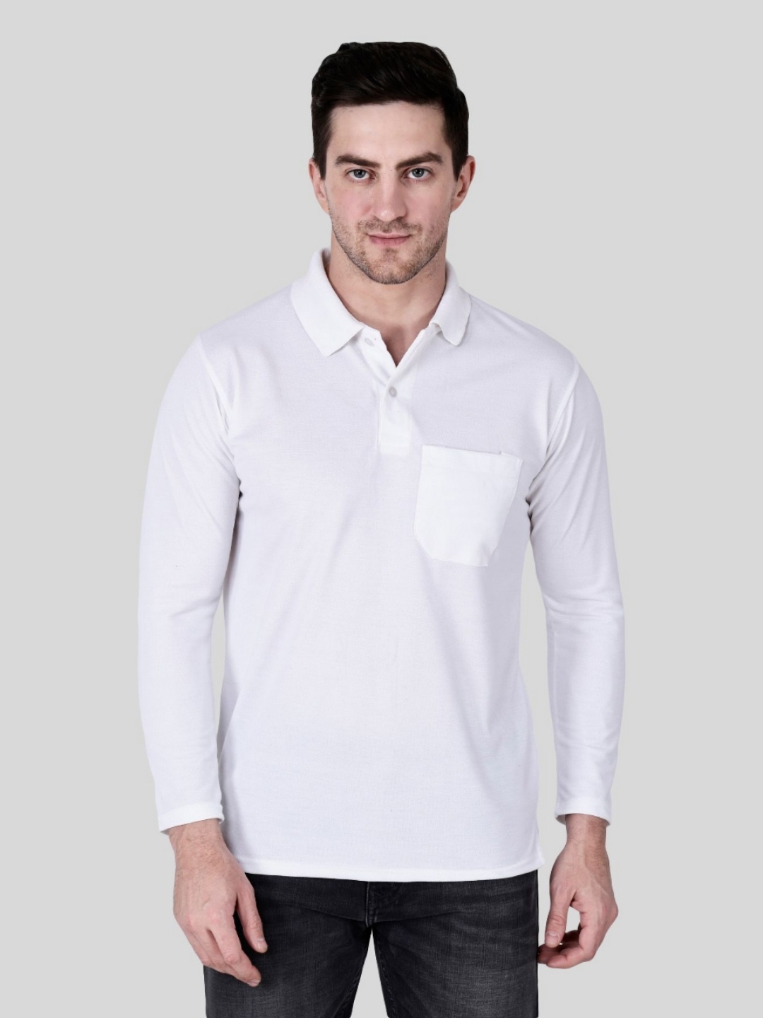 

SAIKSA FASHION Men 2 Polo Collar Pockets T-shirt, Multi