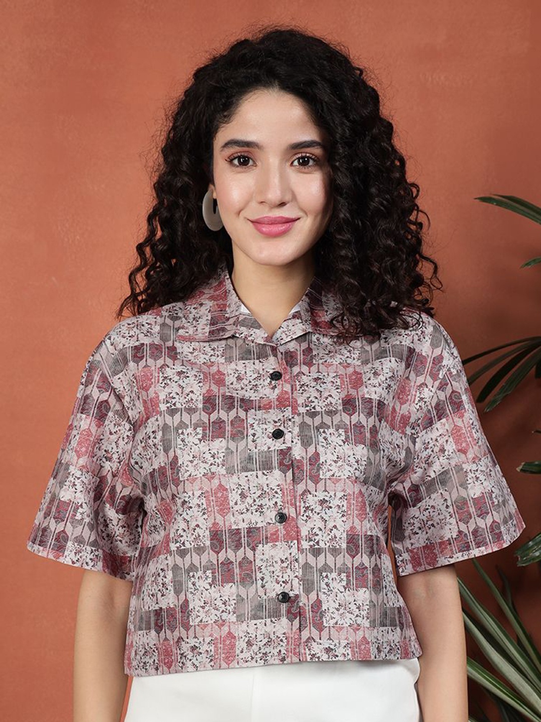 

TANDUL Women Standard Floral Opaque Printed Casual Shirt, Multi