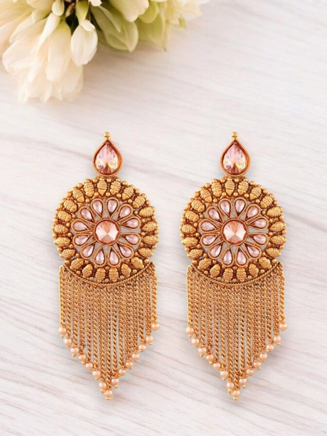 

Anouk Contemporary Drop Earrings, Gold