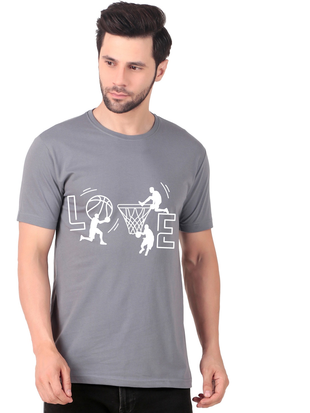 

FABSTIEVE Men New Orleans Pelicans Neymar Printed T-shirt, Grey