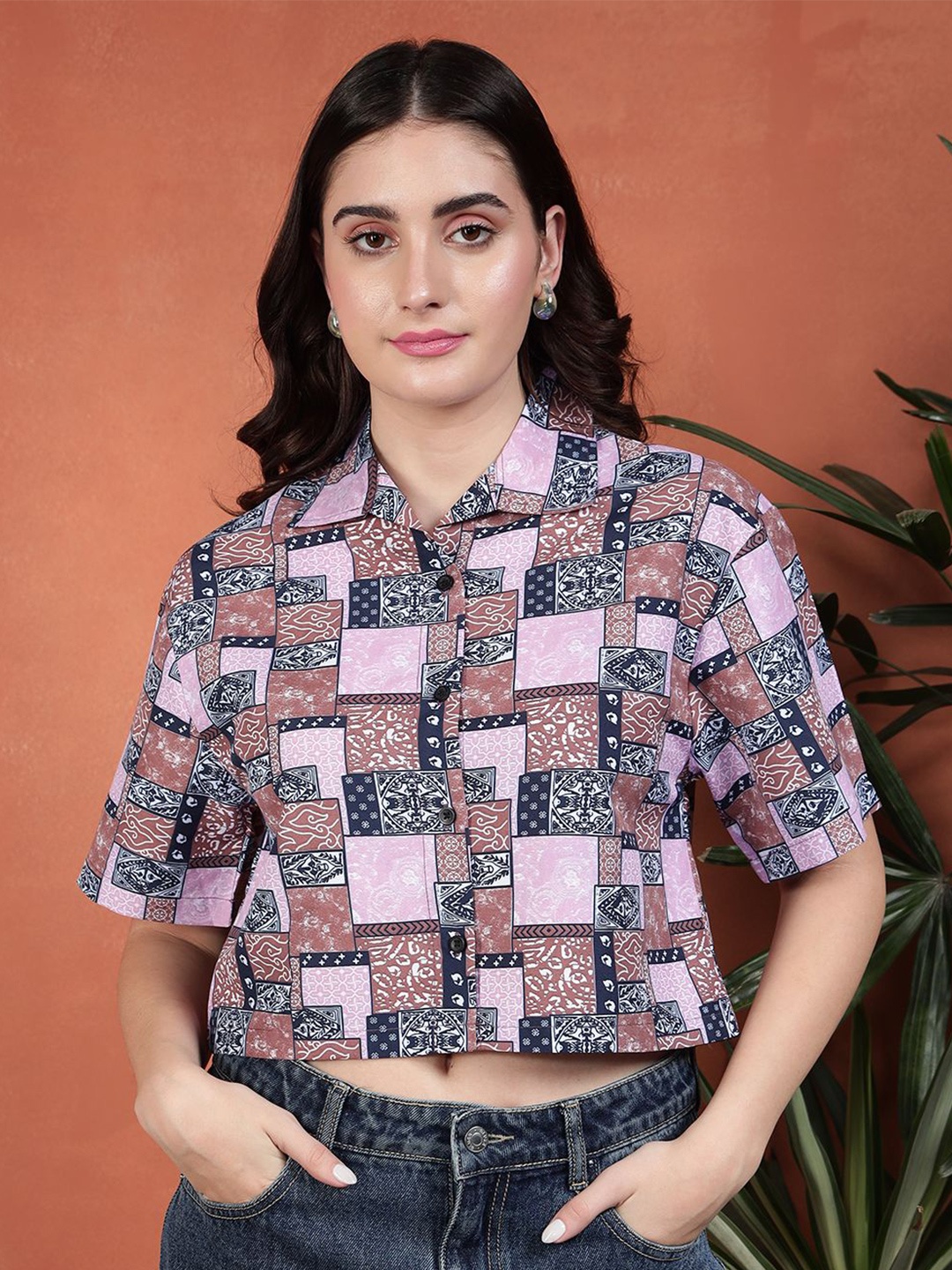 

TANDUL Women Standard Opaque Printed Casual Shirt, Multi