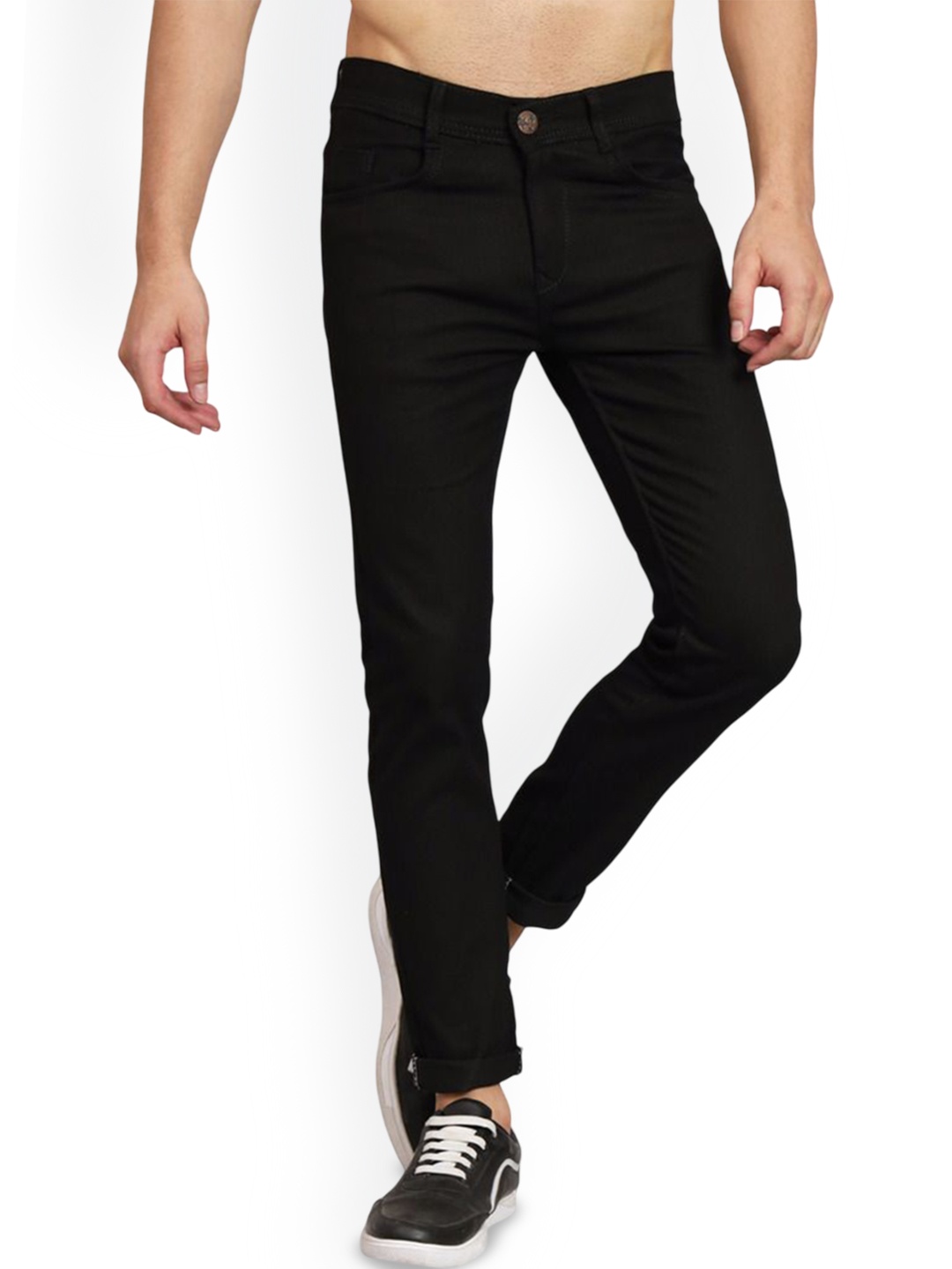

COMFITS Men Classic Stretchable Jeans, Black
