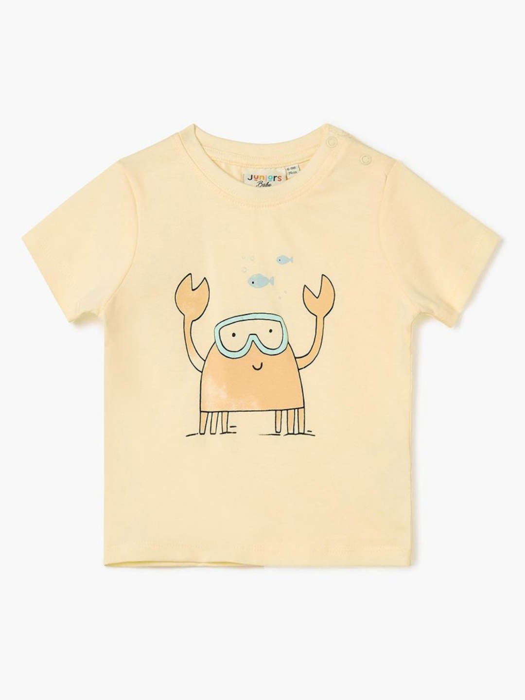

Juniors by Babyshop Boys Printed Applique T-shirt, Yellow