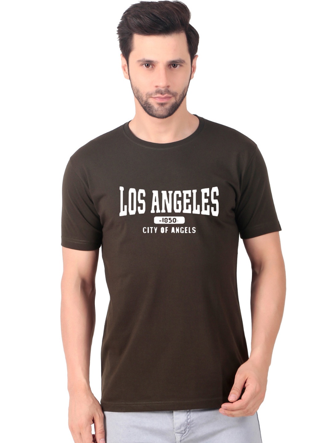 

FABSTIEVE Men New Orleans Pelicans Neymar Printed T-shirt, Brown