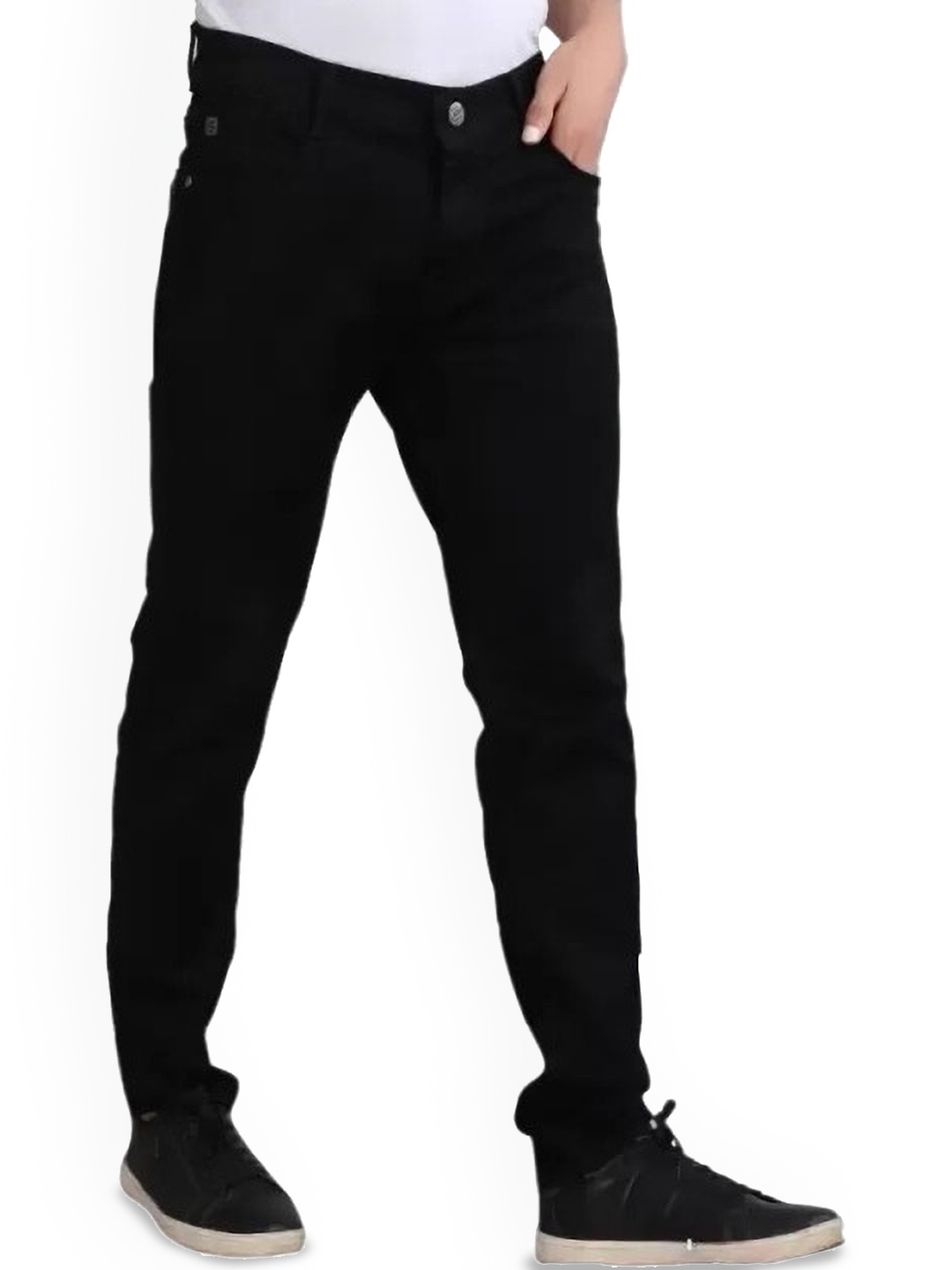 

COMFITS Men Classic Stretchable Jeans, Black