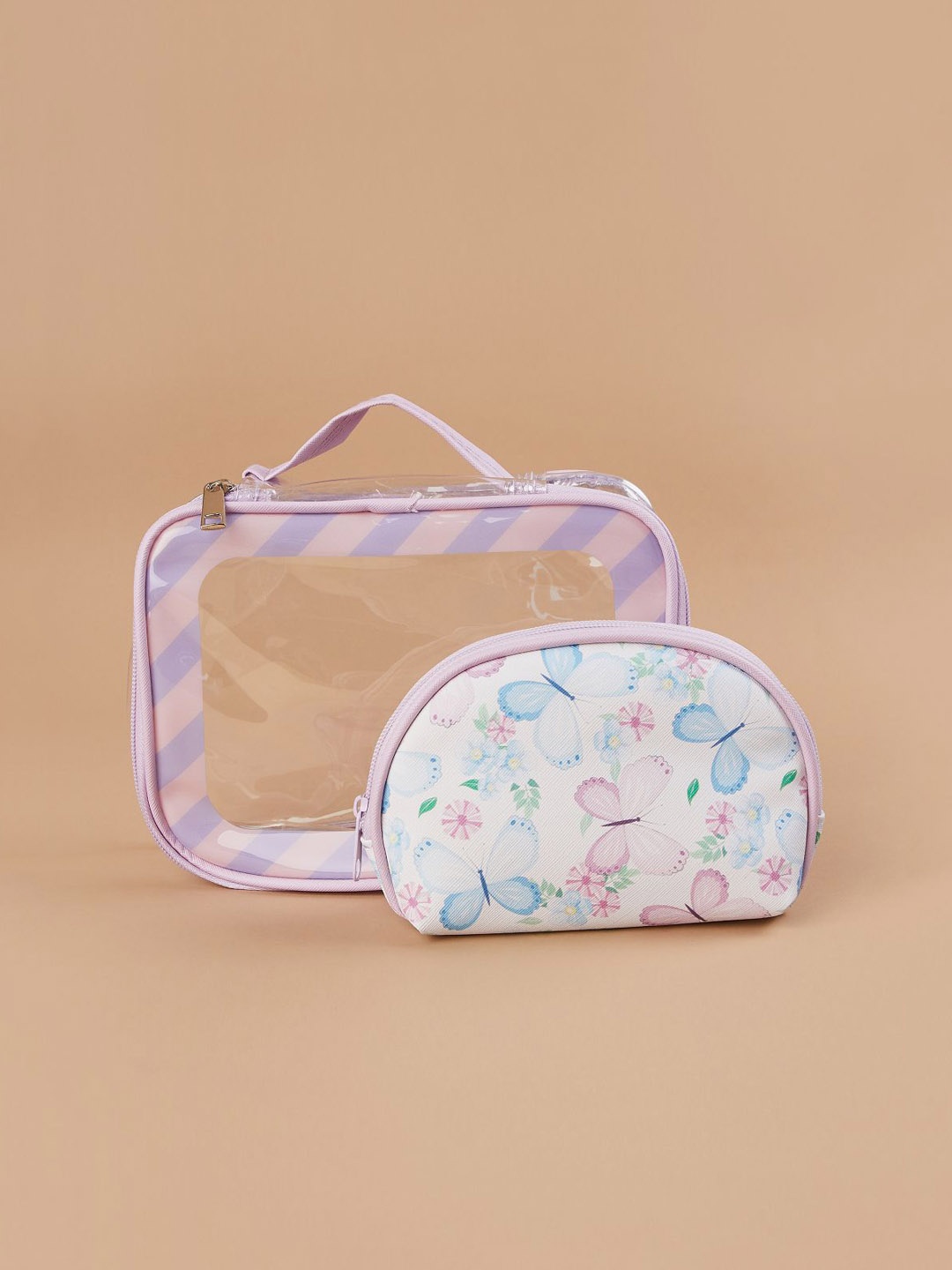 

Ginger by Lifestyle Floral PU Structured Handheld Bag, Purple