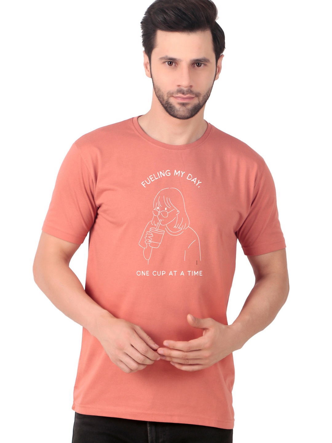 

FABSTIEVE Men New Orleans Pelicans Neymar Printed T-shirt, Pink