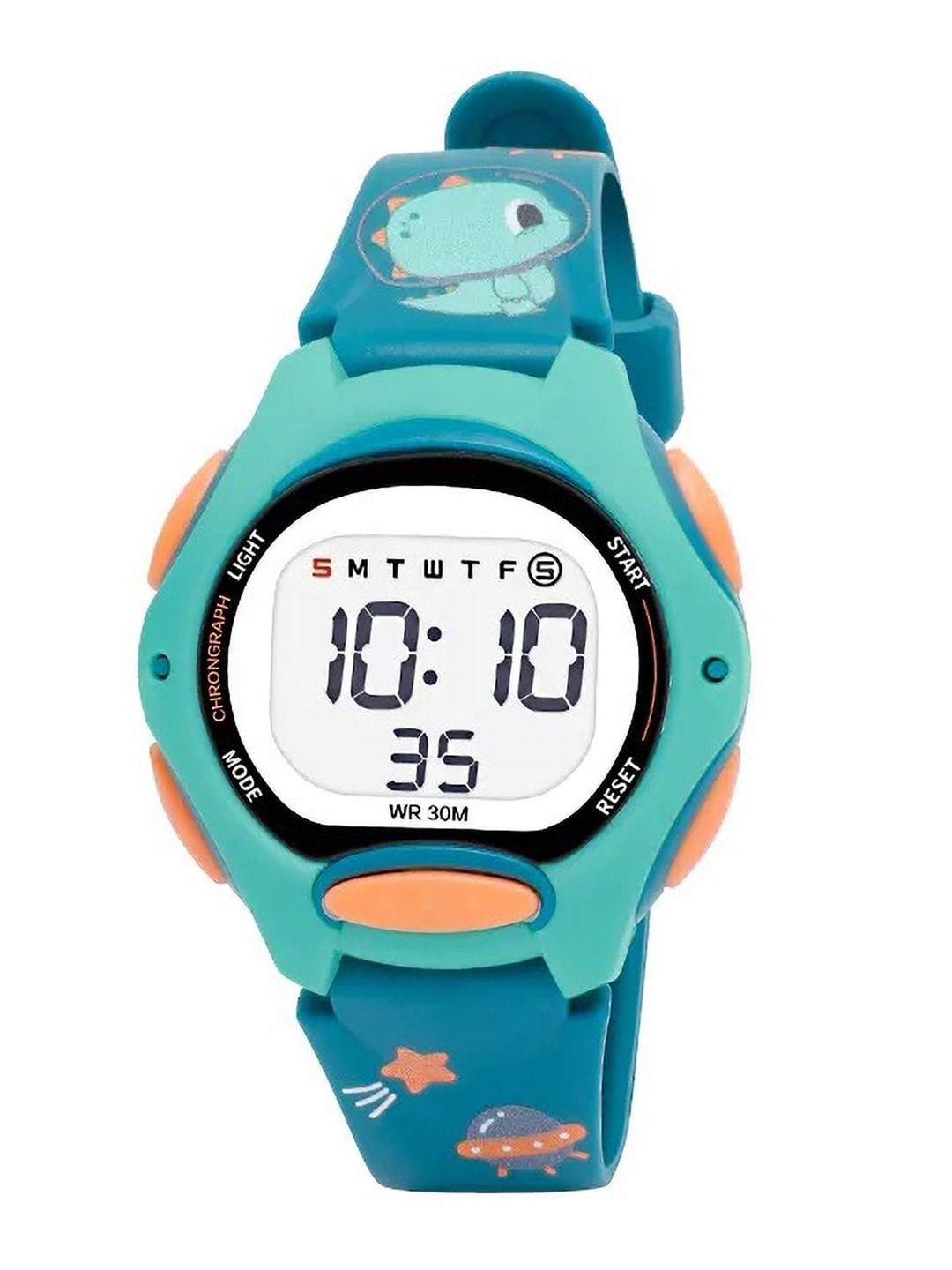 

Otage Unisex Kids Dial & Textured Straps Digital Watch 8207LK Dark Green