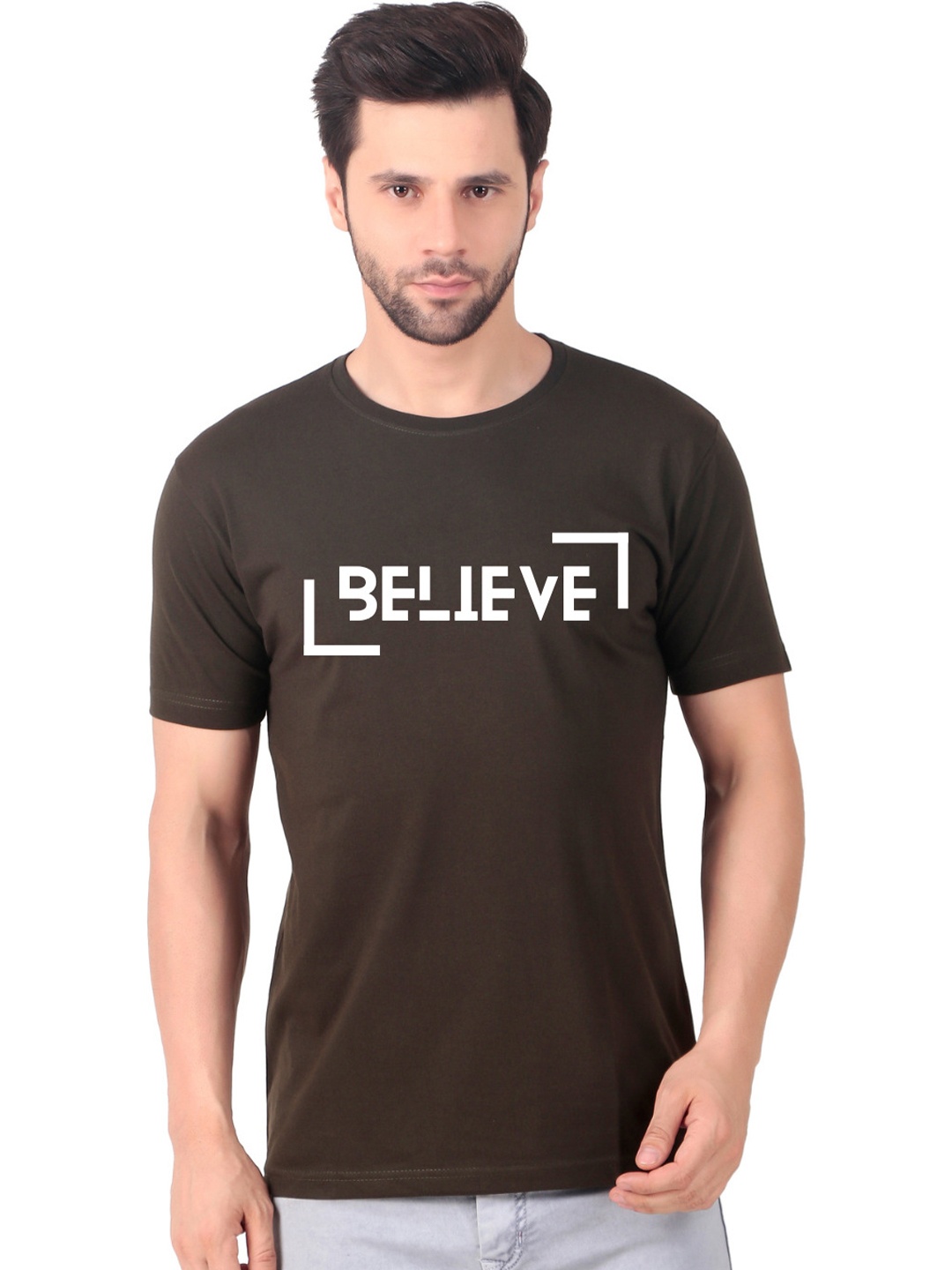 

FABSTIEVE Men New Orleans Pelicans Neymar Printed T-shirt, Brown