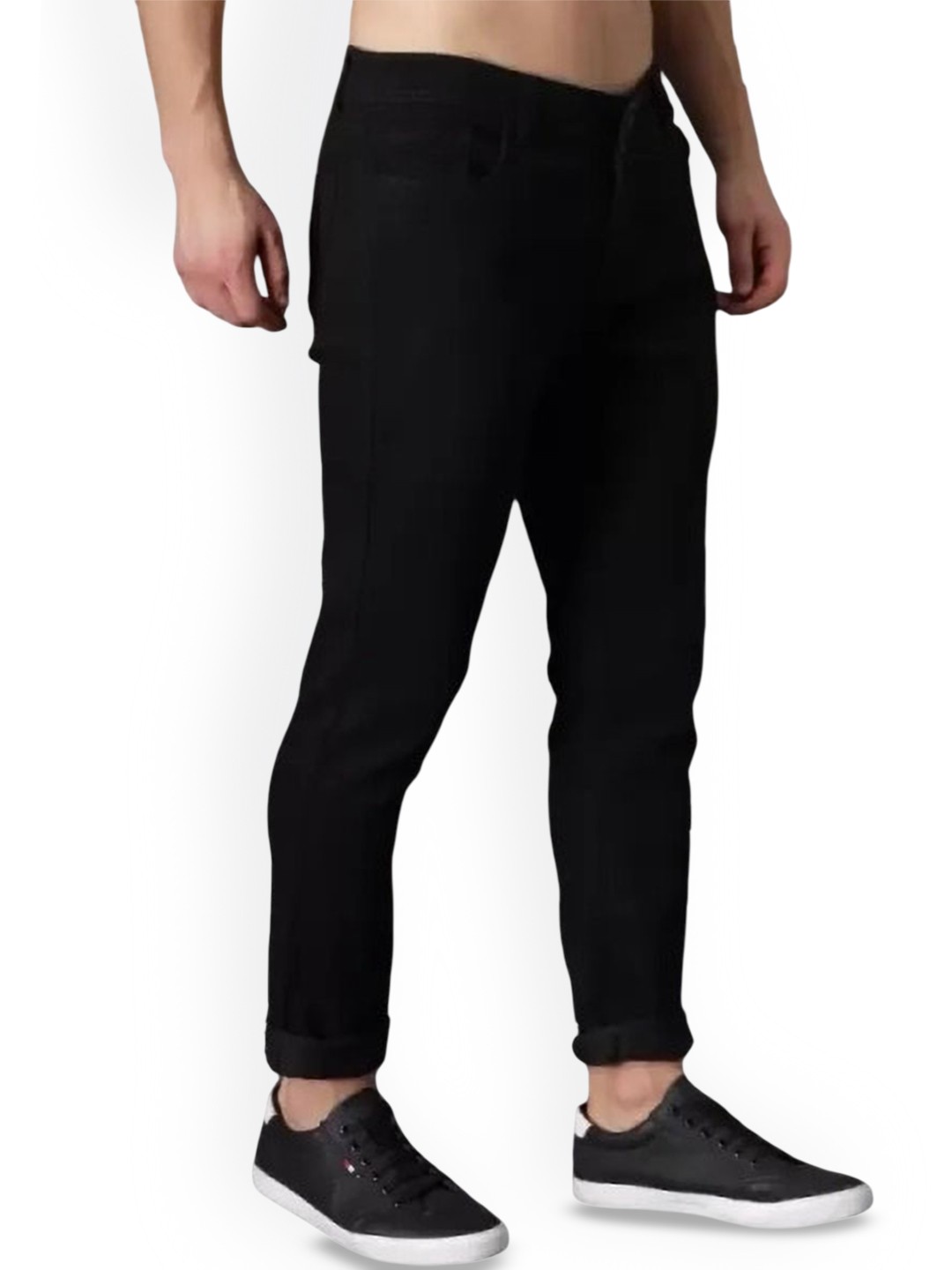 

COMFITS Men Classic Stretchable Jeans, Black