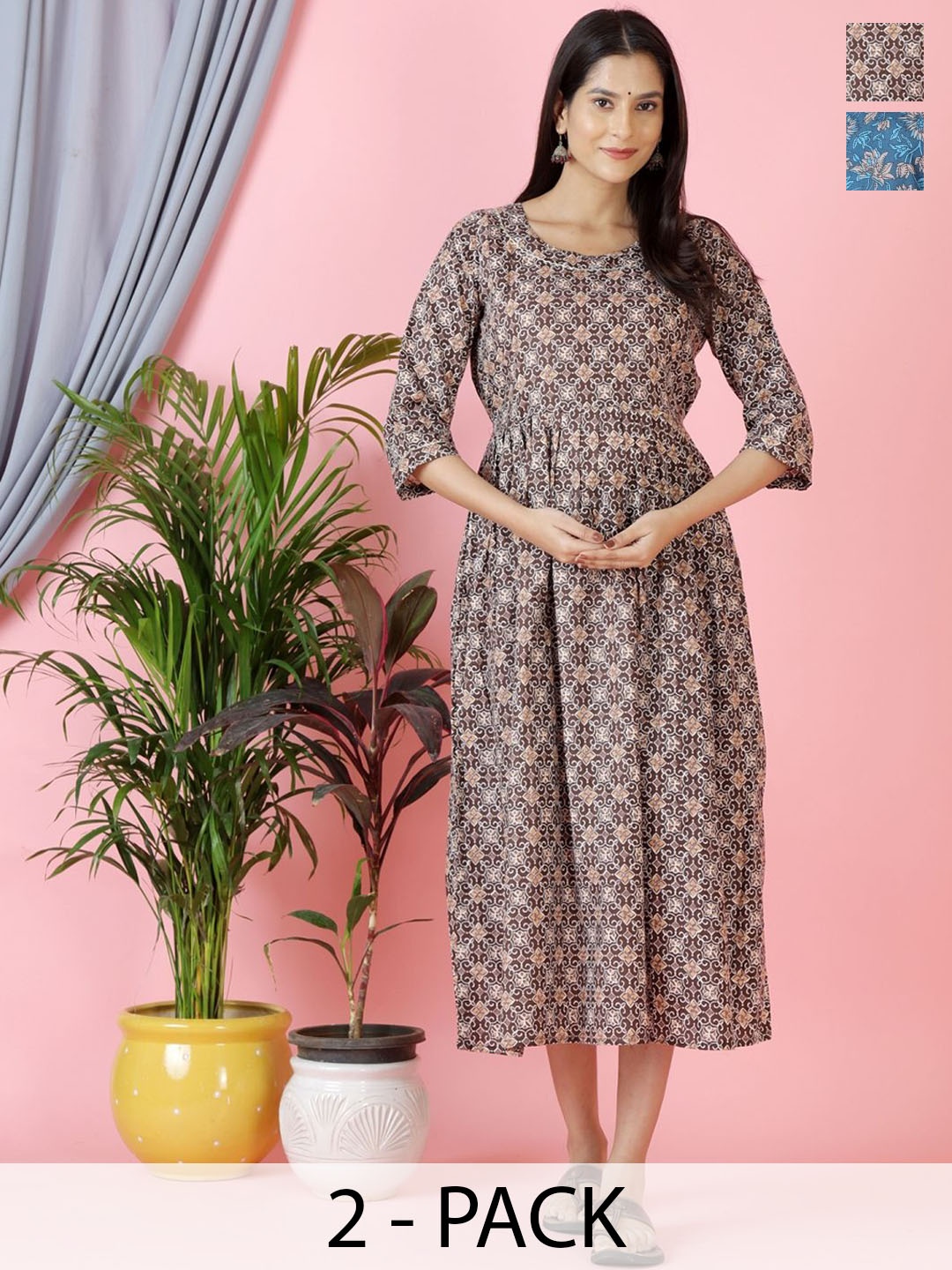 

Moda Rapido Women Ethnic Motifs Printed Anarkali Kurta, Multi