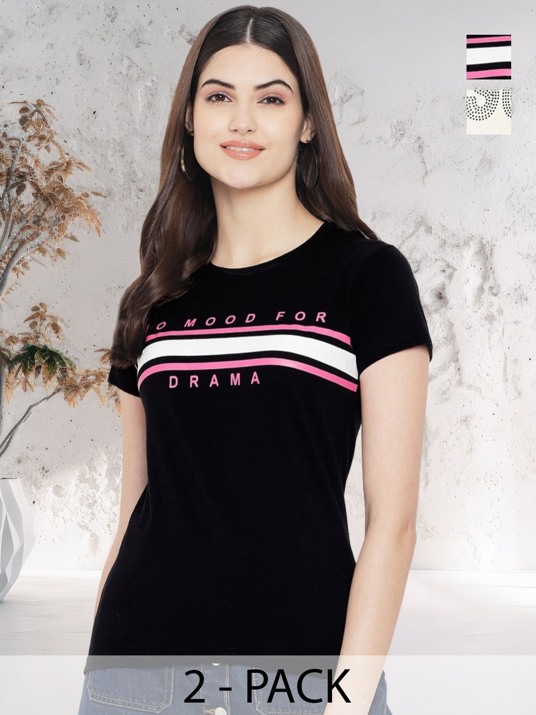 

Metronaut Women Typography 2 Wonder Woman Printed Applique T-shirt, Multi