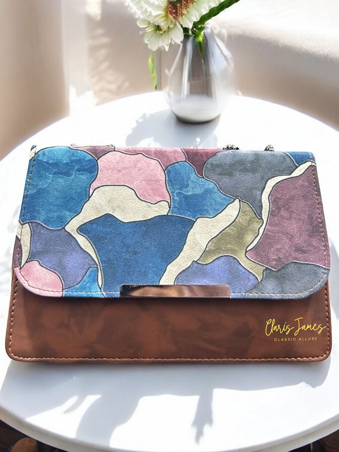 

CLARIS JAMES PU Sling Bag, Brown