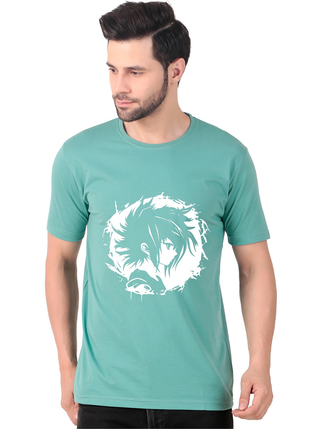 

FABSTIEVE Men New Orleans Pelicans Neymar Printed Tropical T-shirt, Green