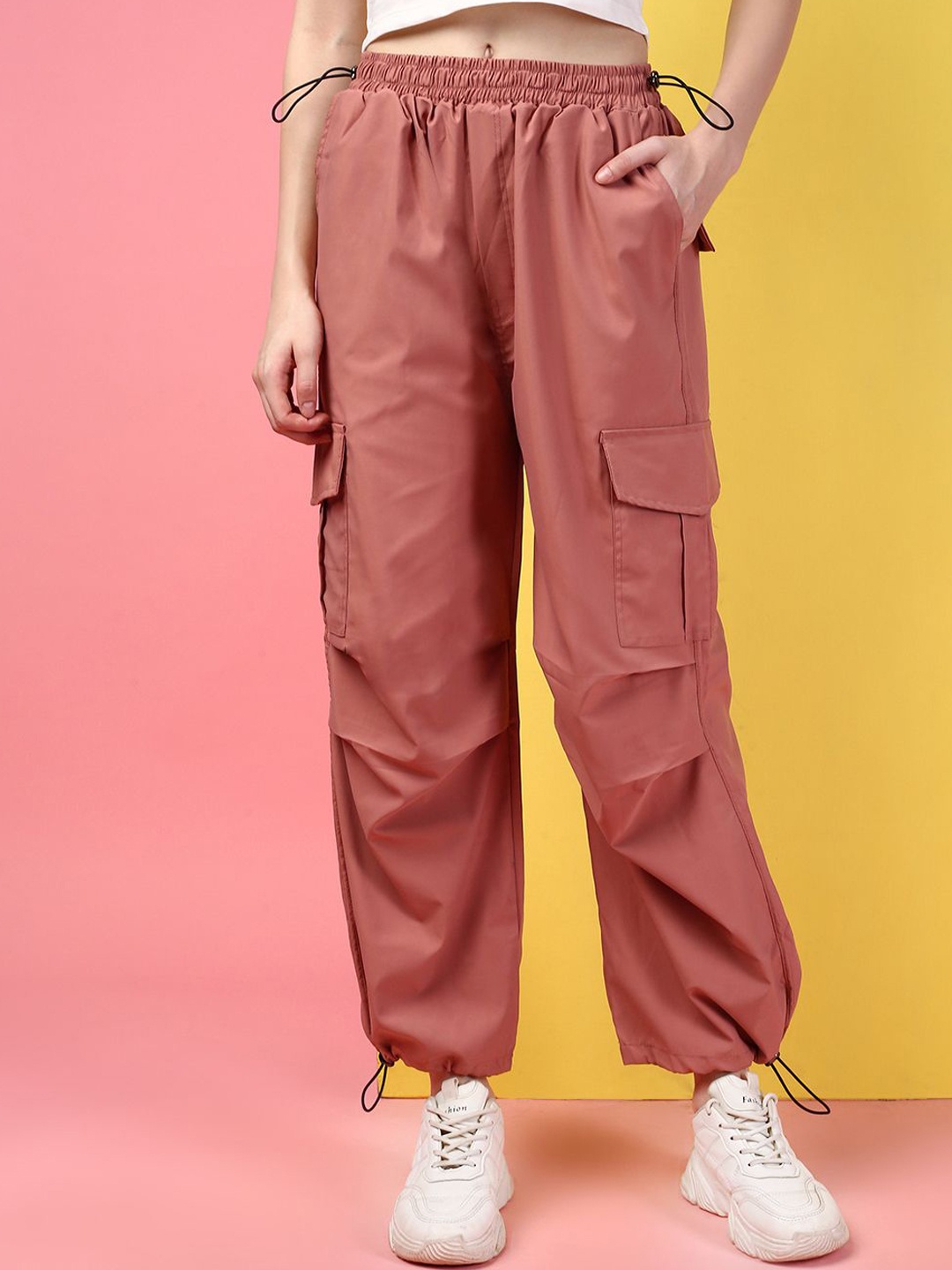 

Kaali Peeli Women Relaxed Trousers, Mauve