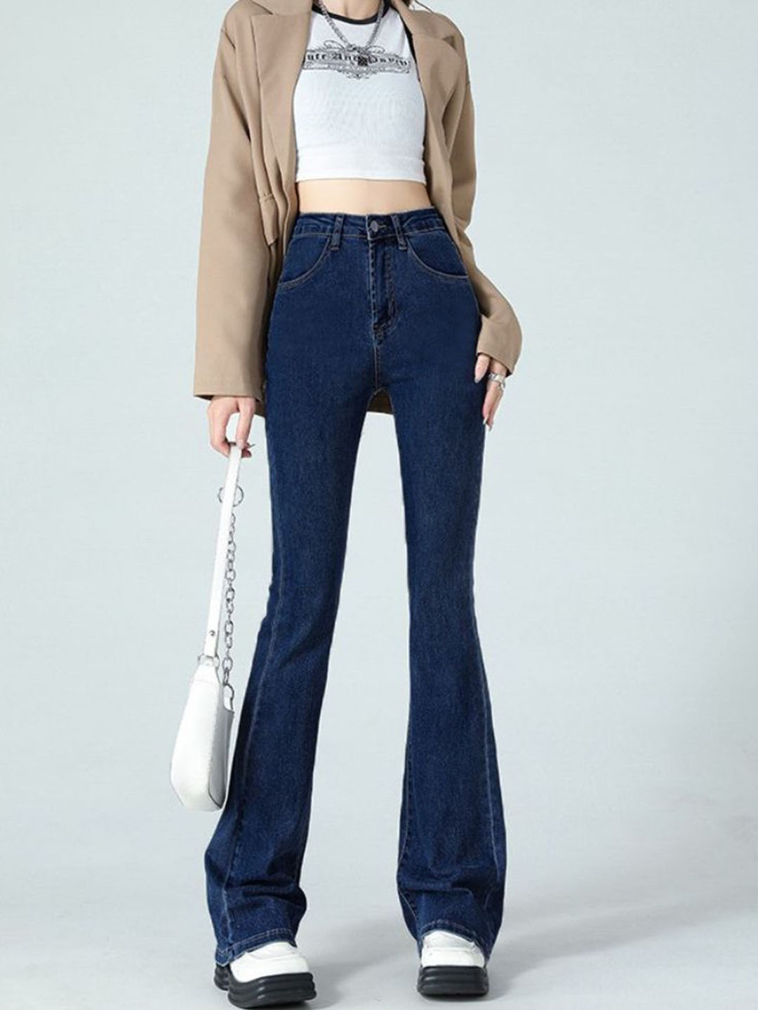 

StyleCast Women Bootcut High-Rise Jeans, Blue