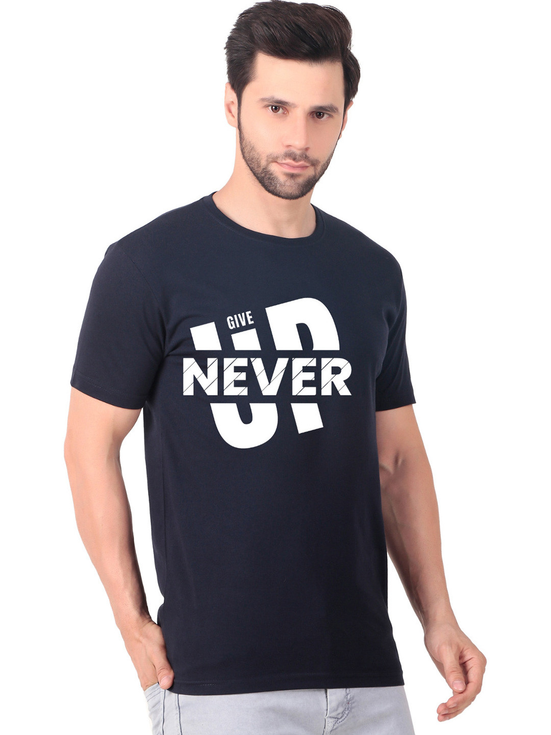 

FABSTIEVE Men New Orleans Pelicans Neymar Printed T-shirt, Navy blue