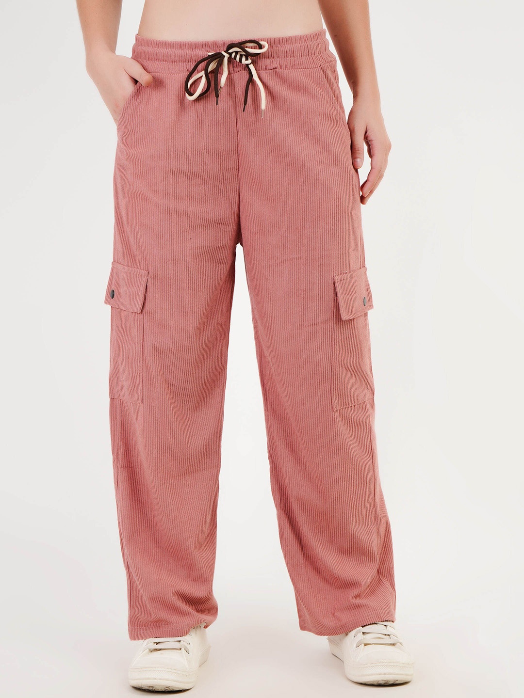 

Lugo Women Cargos Trousers, Pink