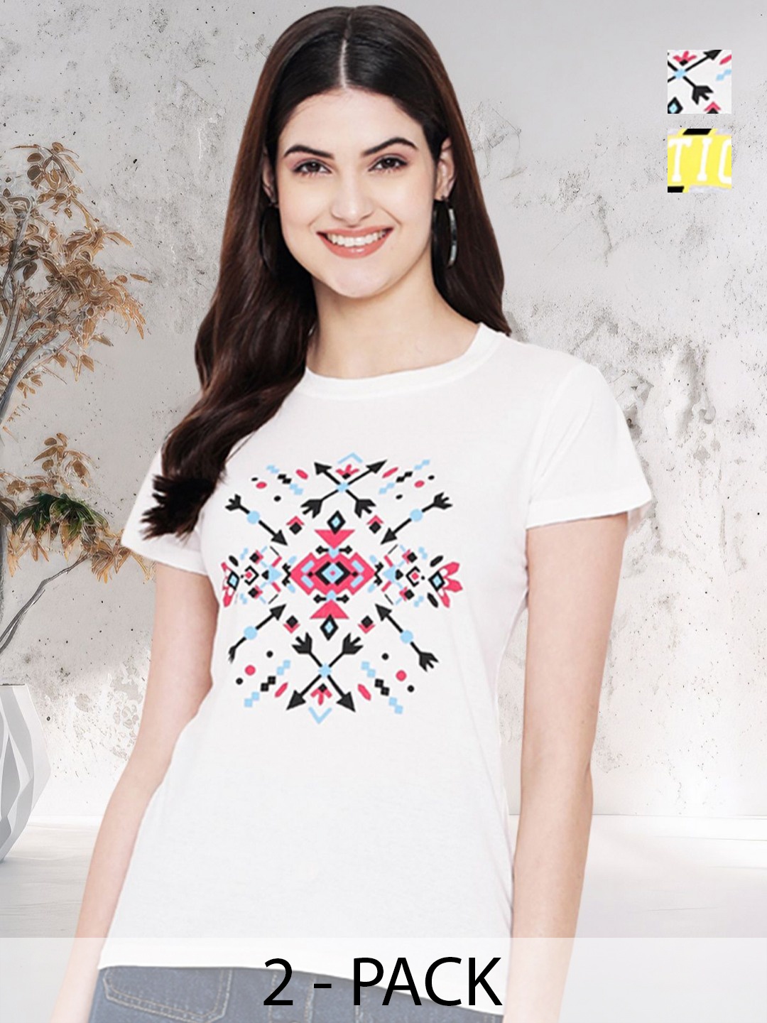 

Metronaut Women Typography 2 Wonder Woman Printed Applique T-shirt, Multi