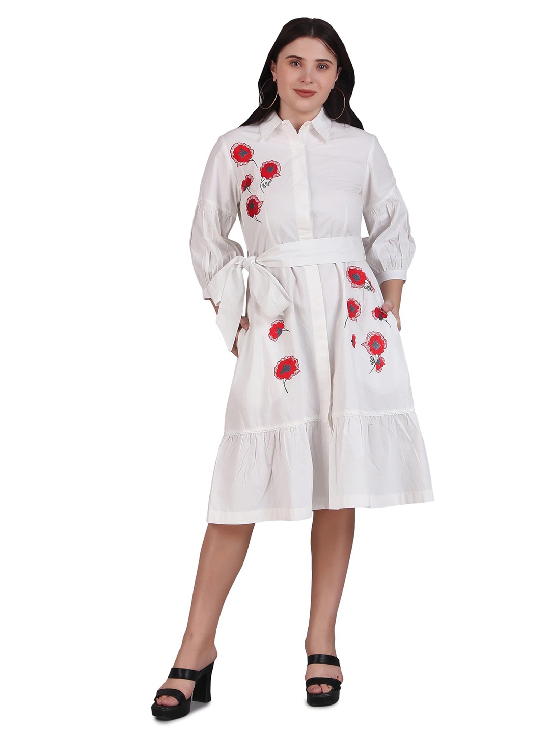 

SZN T-shirt Dress, White