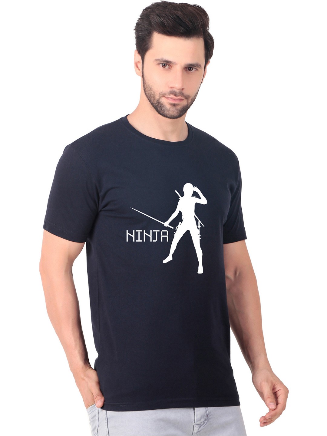 

FABSTIEVE Men New Orleans Pelicans Neymar Printed T-shirt, Navy blue