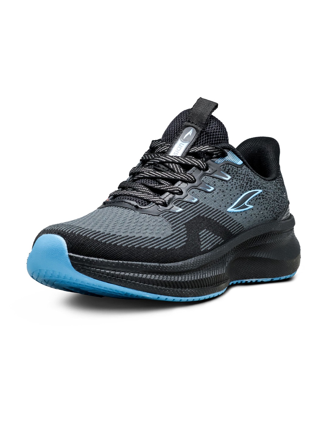 

ASIAN Men Mesh Running Non-Marking Shoes, Black