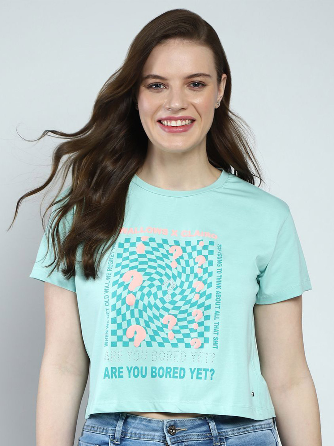 

Monte Carlo Print Top, Green