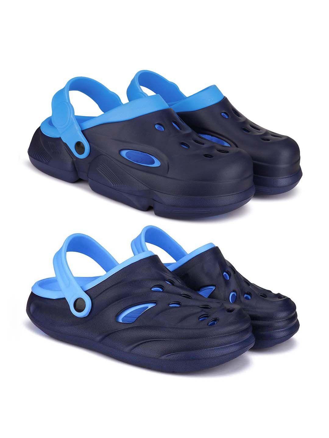 

BERSACHE Men Clogs, Blue