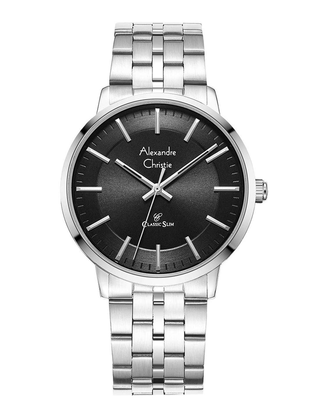 

Alexandre Christie Men Mother of Pearl Dial & Stainless Steel Bracelet Style Straps Analogue Watch, Silver