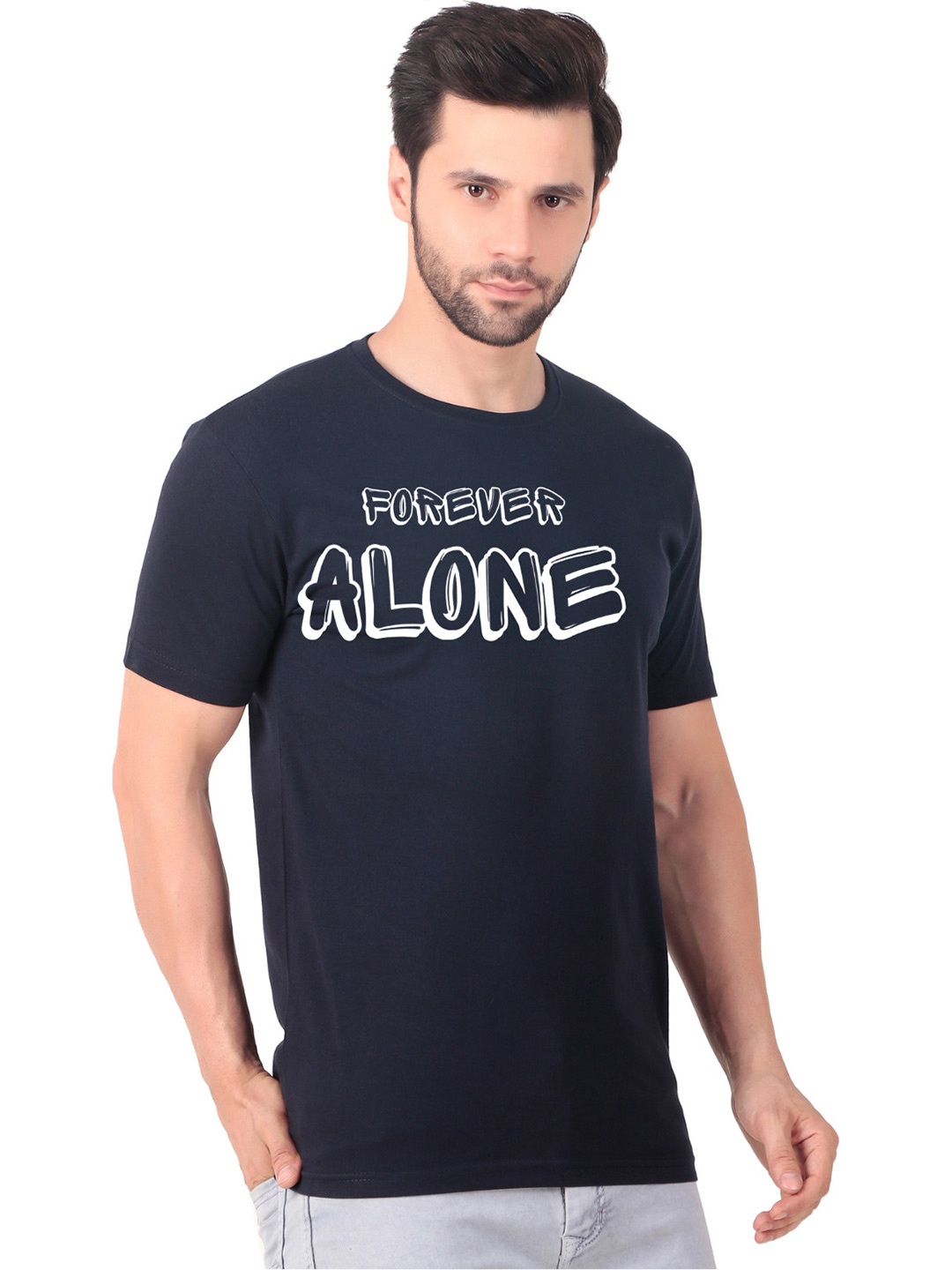 

FABSTIEVE Men New Orleans Pelicans Neymar Printed T-shirt, Navy blue