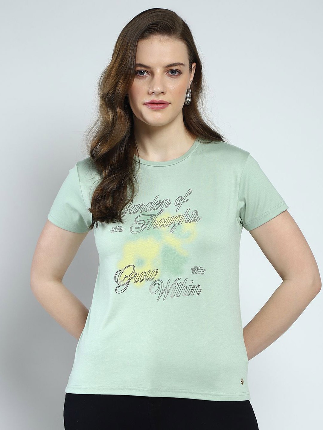 

Monte Carlo Print Top, Green