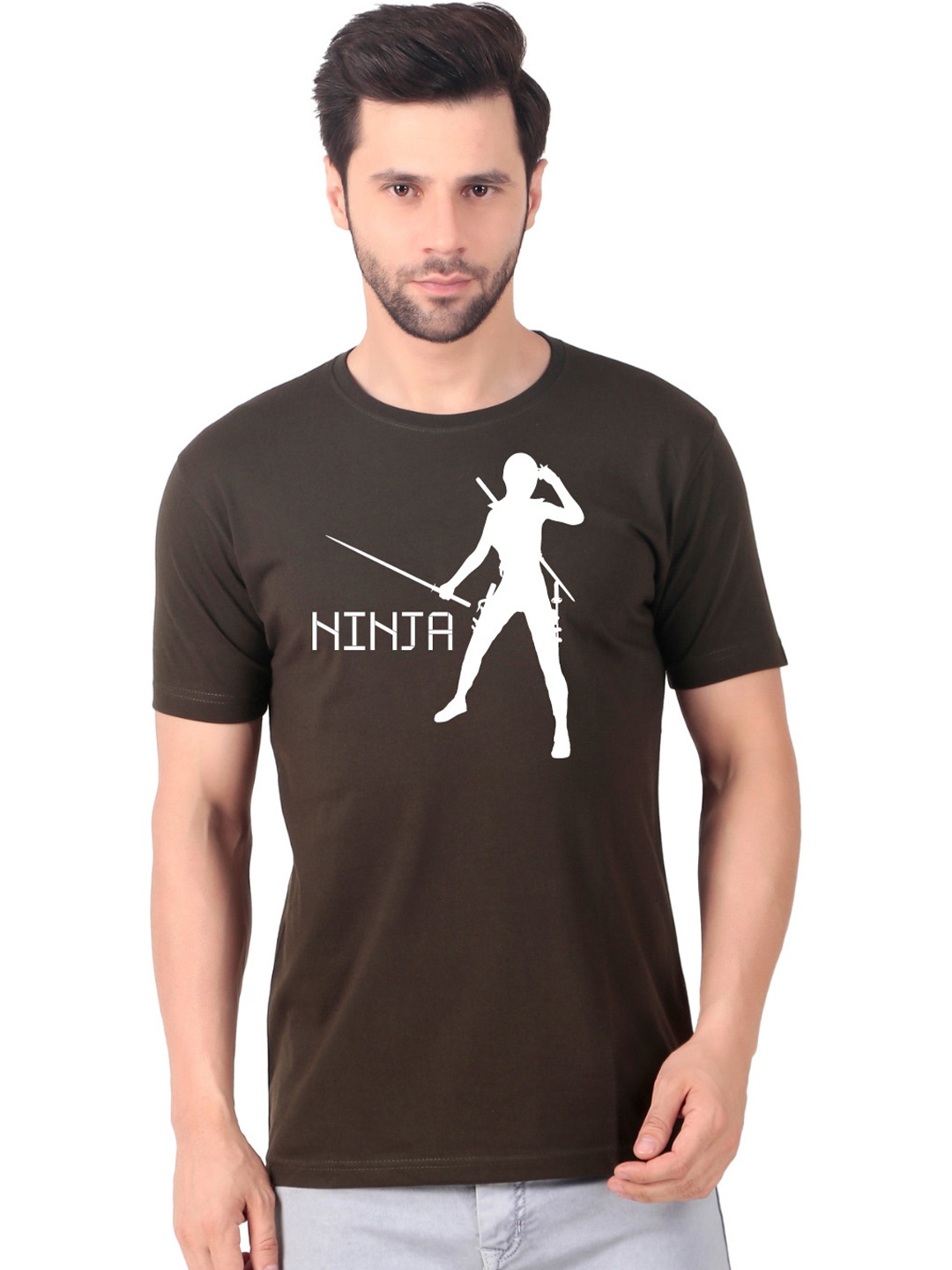 

FABSTIEVE Men New Orleans Pelicans Neymar Printed T-shirt, Brown