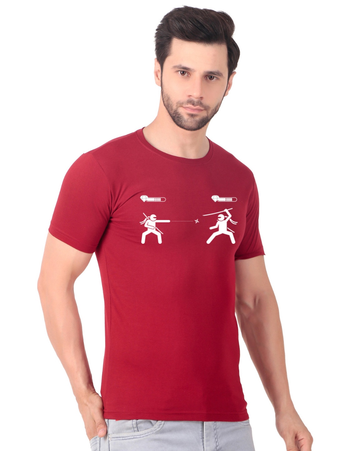 

FABSTIEVE Men New Orleans Pelicans Neymar Printed T-shirt, Red