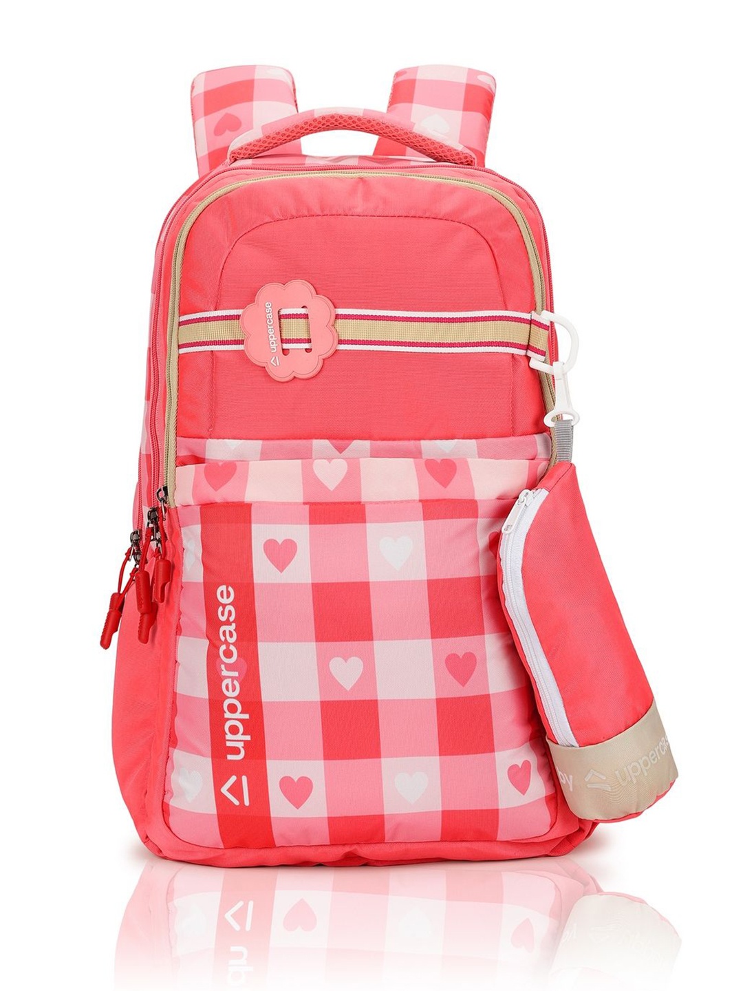 

uppercase Girls Graphic Backpack, Pink