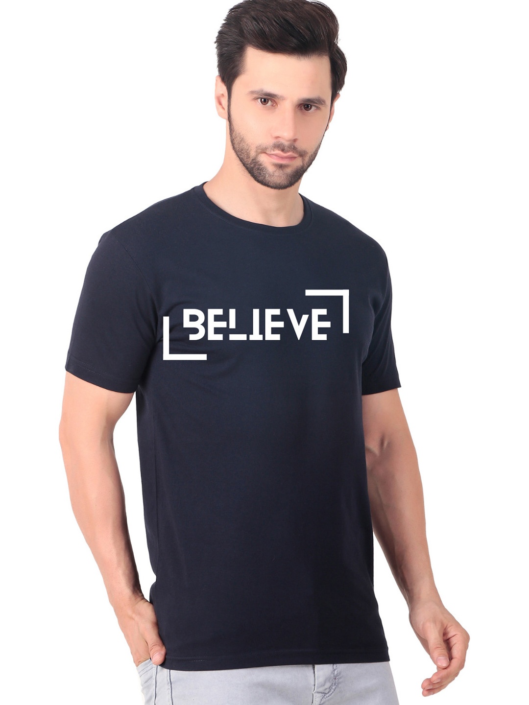 

FABSTIEVE Men New Orleans Pelicans Neymar Printed T-shirt, Navy blue