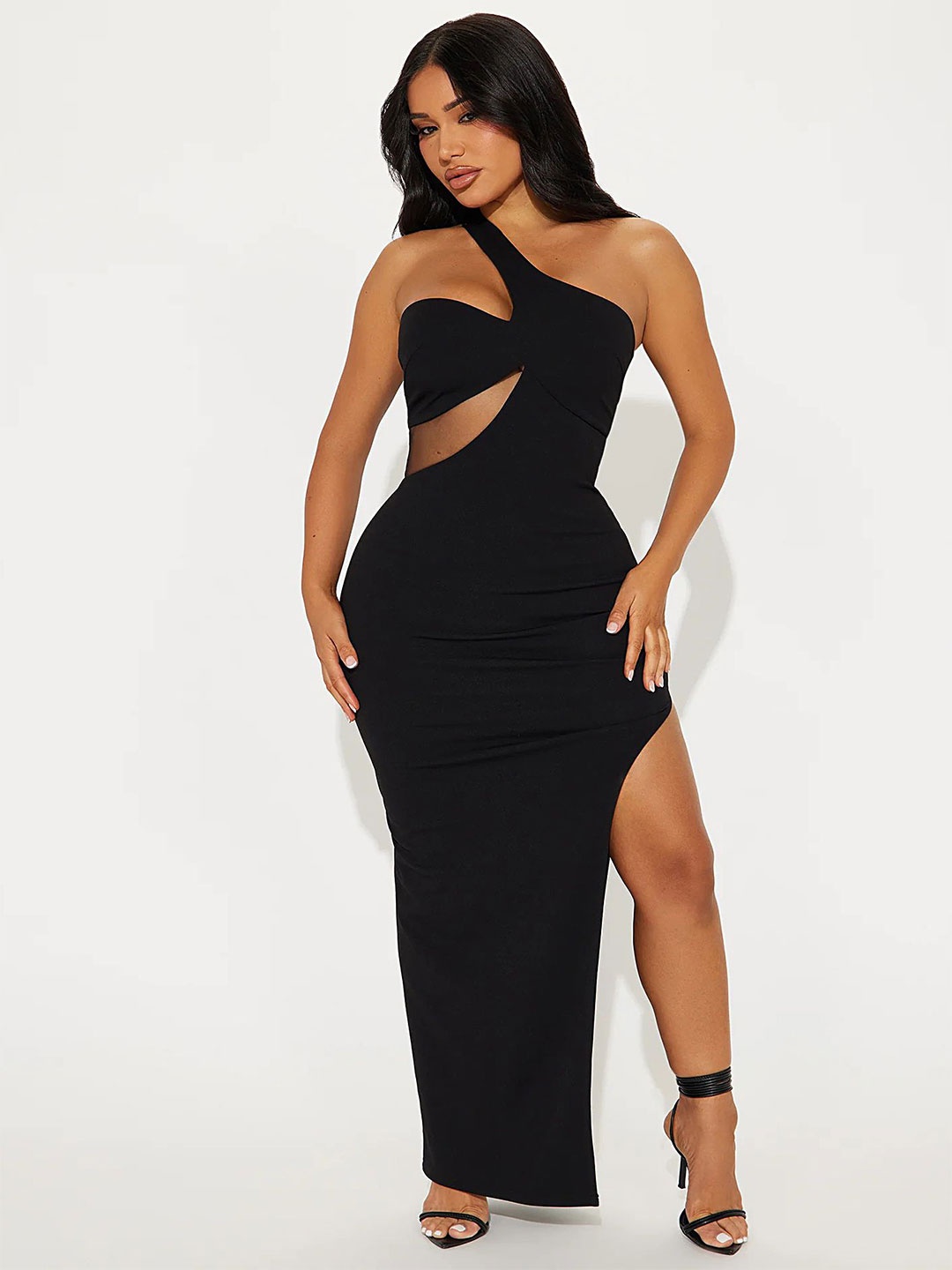 

LULU & SKY Maxi Dress, Black