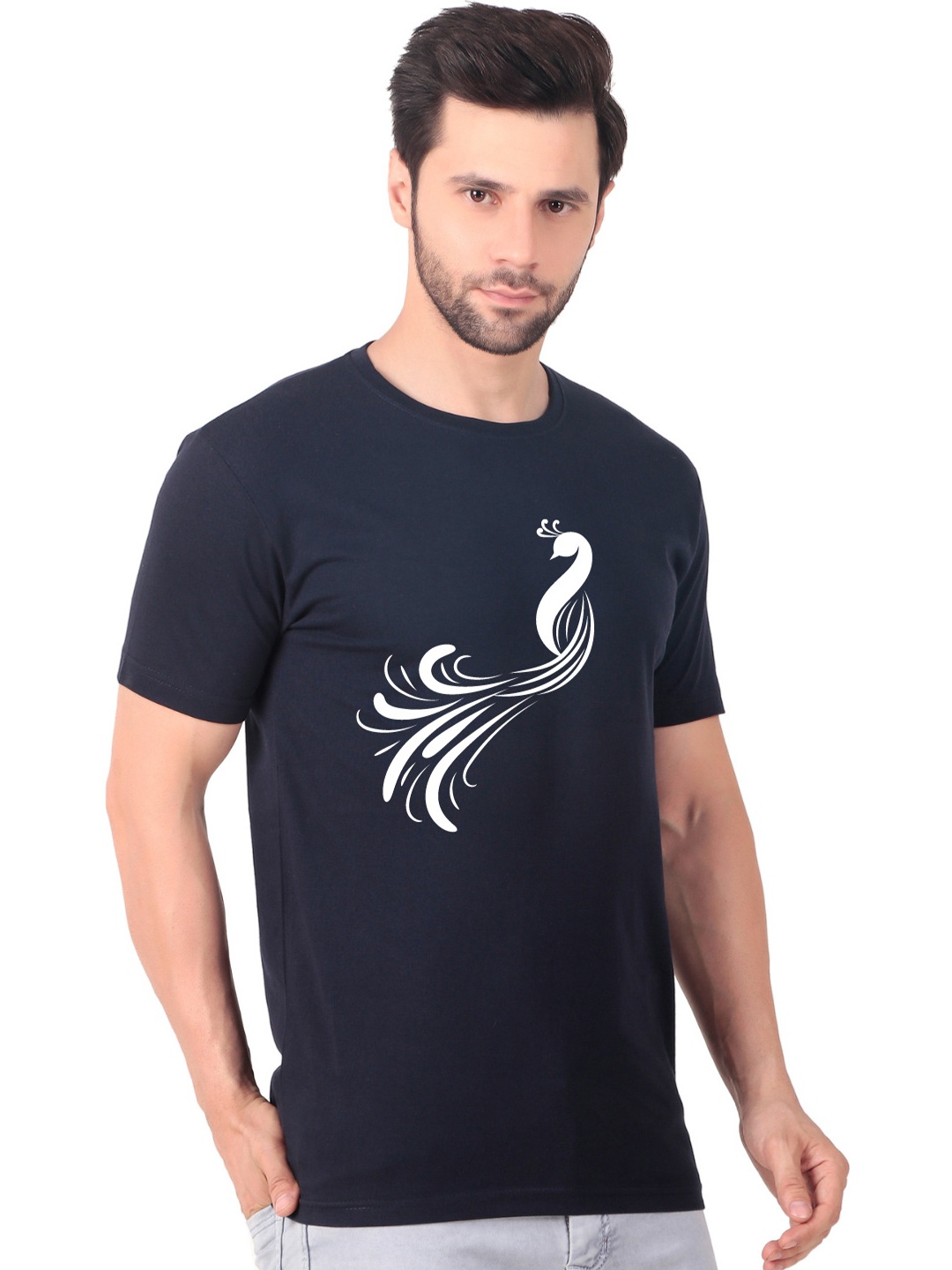 

FABSTIEVE Men New Orleans Pelicans Neymar Printed T-shirt, Navy blue