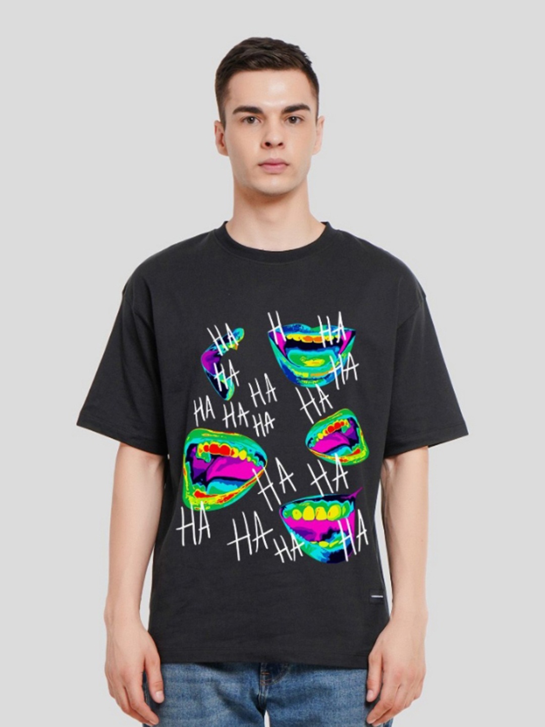

Underrated Club Men Printed Bio Finish T-Shirt, Black