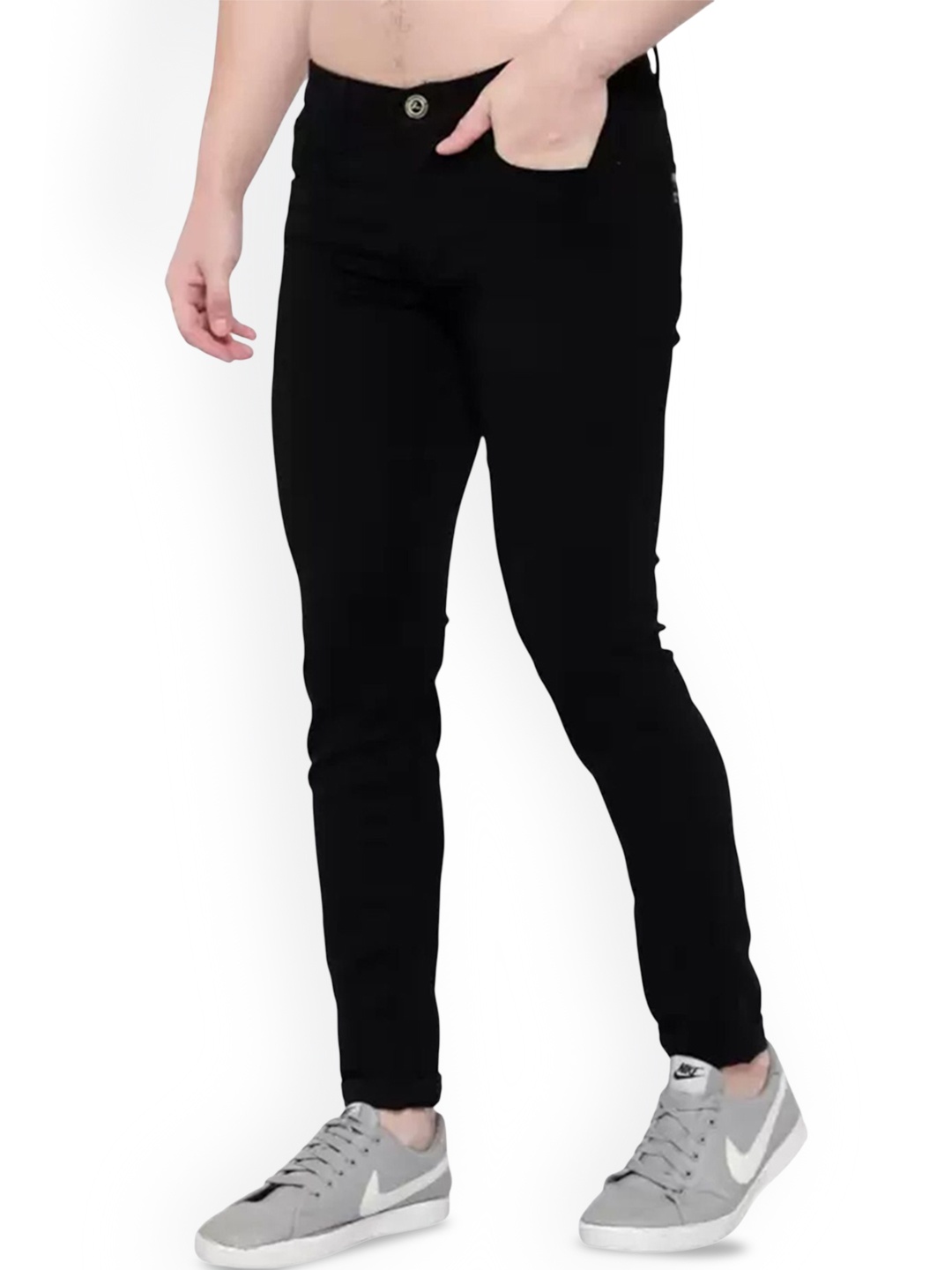 

COMFITS Men Classic Stretchable Jeans, Black
