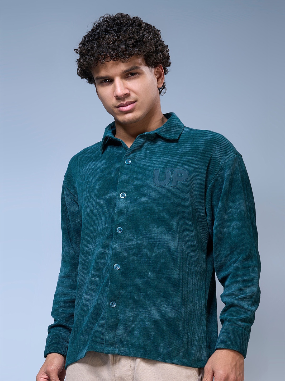 

MAXZONE Men Classic Opaque Checked Casual Shirt, Green