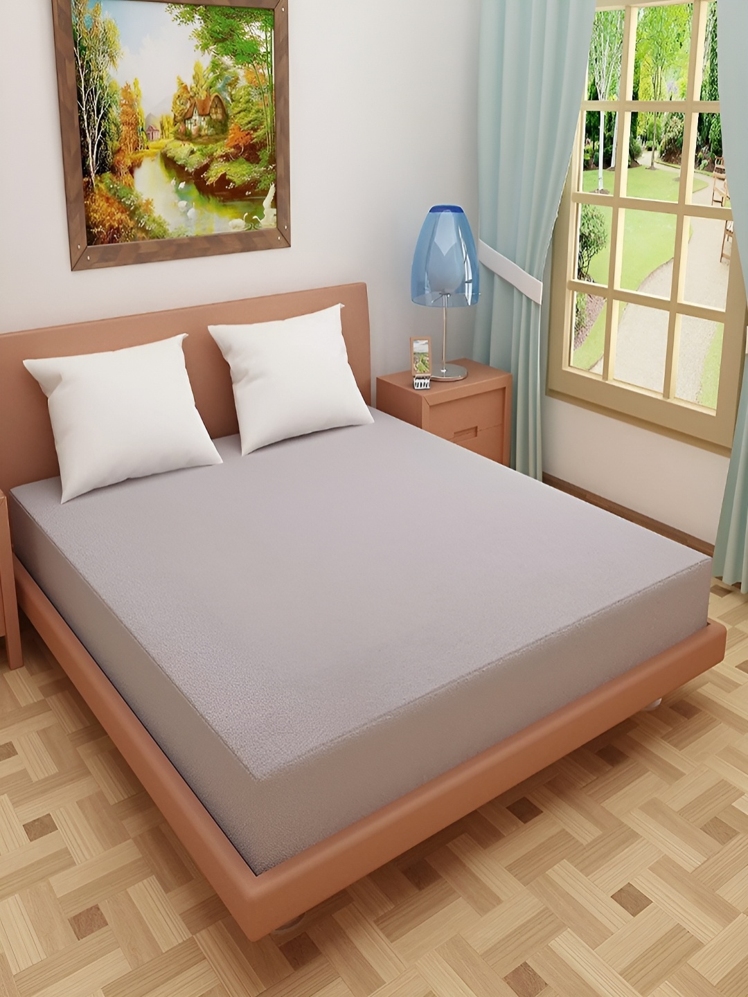 

RRC Grey Terry Water Resistant Mattress Protector